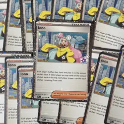 Iono Stamped Promo 185/193 SV Paldea Evolved Cosmos Holo Pokemon Card - Image 1