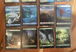 Magic the Gathering Final Fantasy Land Card Lot 16 Cards NM - Image 4