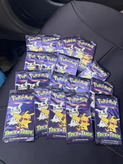 20x TRICK or TRADE Halloween SEALED Booster Packs (3 Pokemon Cards Per Pack) - Image 2