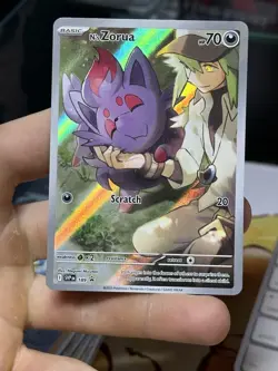 N's Zorua 189 Black Star Promo 2025 Scarlet Violet SVP Pokemon Card TCG - Image 3