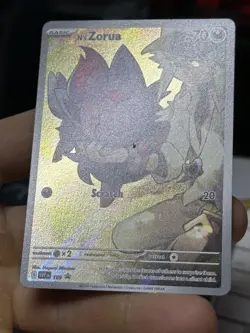 N's Zorua 189 Black Star Promo 2025 Scarlet Violet SVP Pokemon Card TCG - Image 4