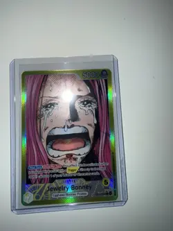 One Piece TCG OP13-100 Jewelry Bonney Alt Art Leader AA Card Game CCG English - Image 1