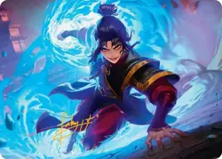 Fire Lord Azula (Gold Stamped) 21/54 MTG Avatar Art Series Card - Image 1