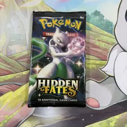 Pokemon Trading Card Game Sun & Moon Hidden Fates Booster Pack 609411429020 - Image 1