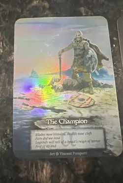 Sorcery: Contested Realm TCG The Champion Sorcery Alpha Promo Card Foil - Image 2