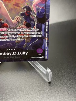Monkey D Luffy PSA Magazine One Piece Foil Promo Card OP05-060 English - Image 4