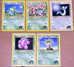 Pokemon TCG Vintage Gym Heroes 33 Card Lot - Image 2