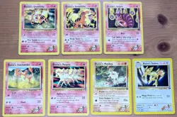 Pokemon TCG Vintage Gym Heroes 33 Card Lot - Image 3