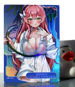 Senpai Goddess Haven hentai card - Urawa Hanako - Blue Archive - SSR-013 - Image 1