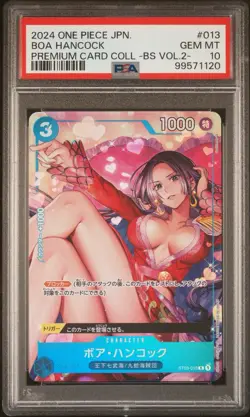 2024 ONE PIECE JPN PREM CARD COLL -BEST SELECTION VOL.2 - BOA HANCOCK PSA 10 - Image 1