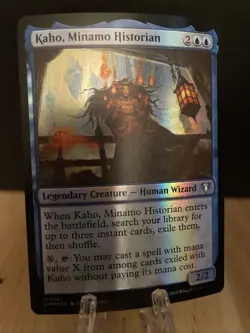 MTG Kaho, Minamo Historian FOIL #101 Commander Masters Uncommon CMM NM/M - Image 1