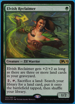 Elvish Reclaimer (Prerelease) FOIL Core Set 2020 Promos NM (506917) ABUGames - Image 1