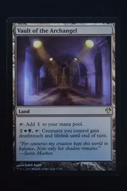 Magic The Gathering MTG VAULT OF THE ARCHANGEL Modern Event Deck 2014 LP Played - Image 1