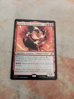 Avatar Roku, Firebender Foil Avatar The Last Airbender MTG NM - Image 1