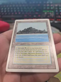 1x Tropical Island Dual Land Revised Edition MTG Magic the Gathering Mp - Image 3