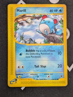 Marill 120/165 2002 Expedition Base Set Pokemon Card Vintage WOTC Common Lp/Mp - Image 1