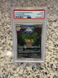 Pokemon Mega Evolution Exeggutor 135/132 IR PSA 10 (TCG) - Image 1