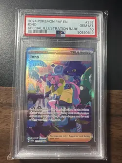 PSA 10 GEM MINT lono 237/091 Paldean Fates Pokemon TCG Card - Image 1