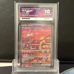 Pokemon Mew EX SVP 053 Pokemon 151 UPC Promo ACE 10 Gem Mint - Image 1