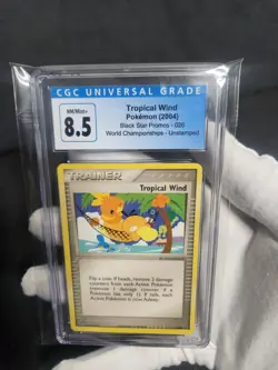 2004 Pokemon World Championships Tropical Wind English No Stamp CGC 8.5 like PSA - Image 1