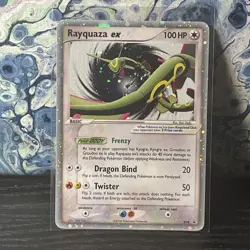 Pokemon TCG Rayquaza EX Nintendo Black Star Promos 39 Holo Promo - Image 1