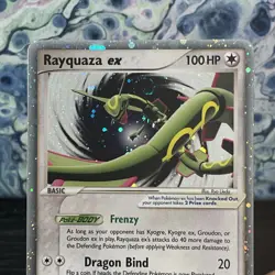 Pokemon TCG Rayquaza EX Nintendo Black Star Promos 39 Holo Promo - Image 3