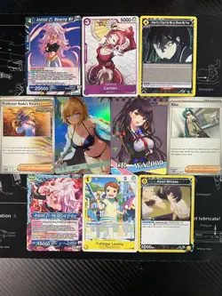 Variety of Trading Cards Pokemon - Dragonball - Union Arena - One Piece- 2 Waifu - Image 1