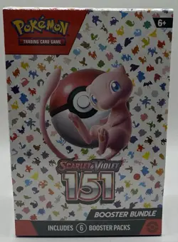 Pokemon TCG Scarlet and Violet 151 Booster Bundle Set - 290-85321 820650853210 - Image 1