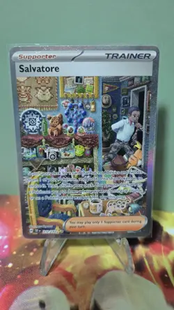 Pokemon TCG Salvatore 212/162 SV05: Temporal Forces Illustration Rare 2024 NM - Image 1