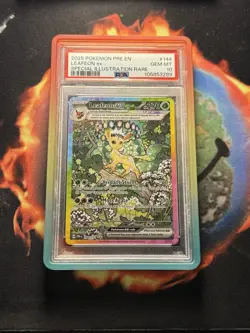 Pokemon TCG Leafeon EX Prismatic Evolutions SIR 144/131 PSA 10 - Image 1