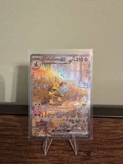 Pokemon TCG Alakazam EX 201/165 Sir Scarlet & Violet 151 English NM - Image 1