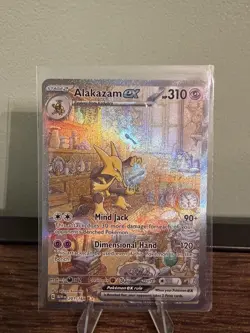 Pokemon TCG Alakazam EX 201/165 Sir Scarlet & Violet 151 English NM - Image 2