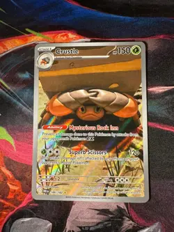 Pokemon TCG Crustle 186/182 Art Rare Destined Rivals NM - Image 1