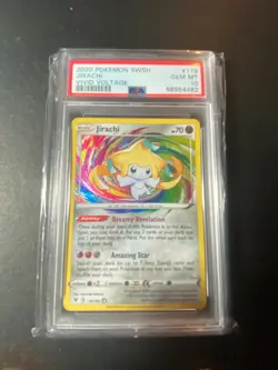 2020 Pokemon Jirachi Vivid Voltage 119/185 Psa 10 - Image 1