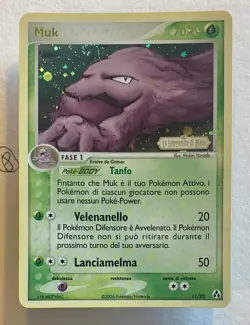 Pokemon Muk 11/92 Ultra Rara Holo Stamped La Leggenda di Mew Ita - Image 1