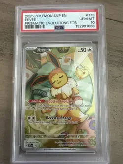 Eevee Prismatic Evolutions Promo SVP 173 Psa 10 Pokemon Tcg - Image 1
