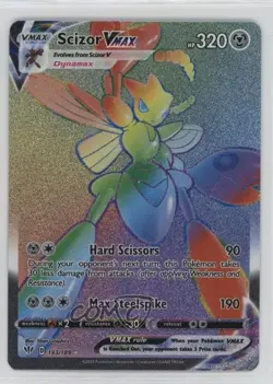 Rainbow - Scizor VMAX Pokemon Sword & Shield Darkness Ablaze #193 - Image 1