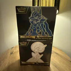 Pokemon TCG Mega Evolutions Pokemon Center ETB x2 Lucario and Gardevoir Sealed - Image 1