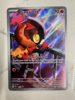 Pokemon TCG Charcadet 022 Black star Promo Phantasmal Flames - Image 1