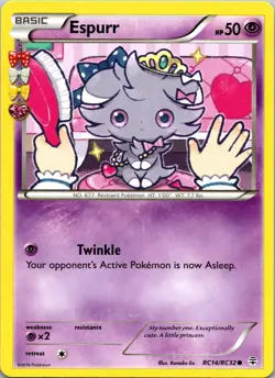 Espurr RC14/RC32 Generations: Radiant Collection Pokemon TCG NM - Image 1