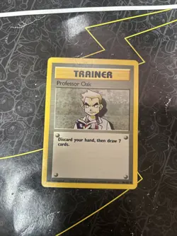Professor Oak 88/102 Base Set Unlimited Uncommon Pokemon TCG D9 - Image 1