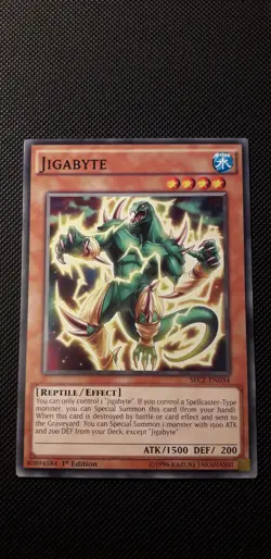 Yu-Gi-Oh! Jigabyte, SECE-EN034, Common, 1. Edition, Englisch, Near Mint - Image 1