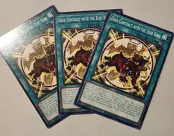 Yu-Gi-Oh [x3] Dark Contract With The Zero King [x3] DOOD-EN054 M/NM - Image 1