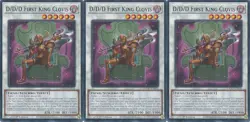 3x D/D/D First King Clovis | DOOD-EN038 | Common | 1st Ed | NM | YuGiOh - Image 1