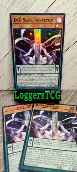 Yu-Gi-Oh! D/D Scale Surveyor x3 / BLMM EN042 1st Edition NM - Image 1