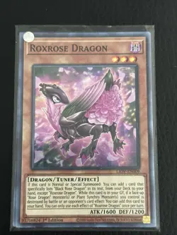 Roxrose Dragon - LIOV-EN009 - Super Rare - 1st Edition NM YuGiOh! - Image 1