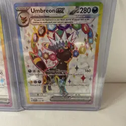 Umbreon & Espeon EX Prismatic Evolutions Premium Collection 175/176 PROMO CARDS - Image 2