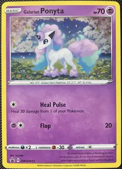 Galarian Ponyta SWSH013 SWSH: Sword & Shield Promo Cards (Cosmos Holo) Pokemon - Image 1
