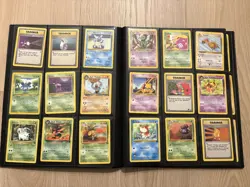 117 x Pokemon TCG WOTC Vintage Cards in binder including holos, rares, 1st eds - Image 3