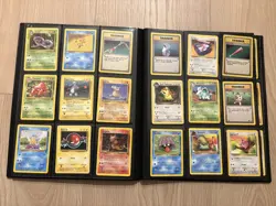 117 x Pokemon TCG WOTC Vintage Cards in binder including holos, rares, 1st eds - Image 5